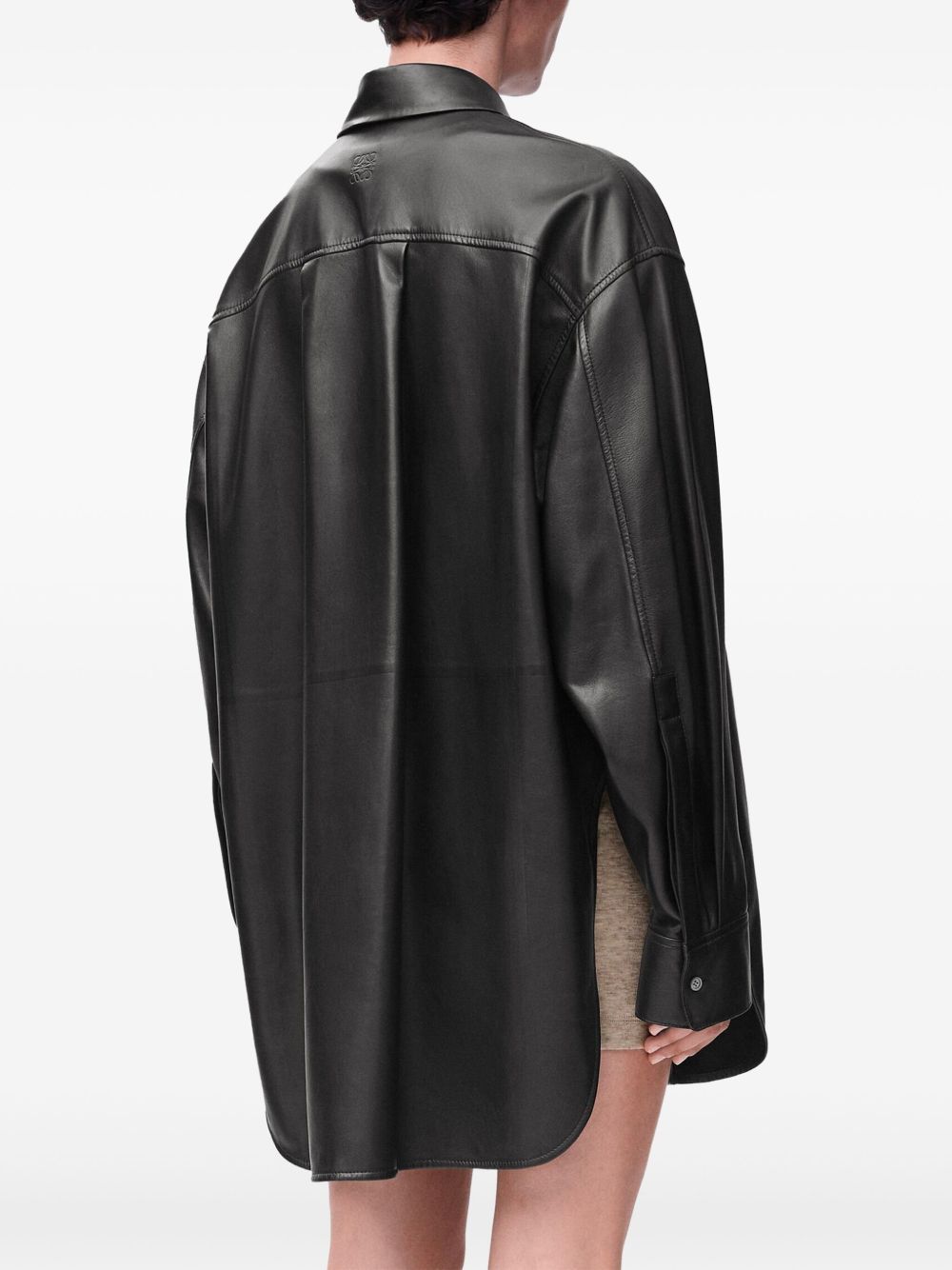 Leather shirt