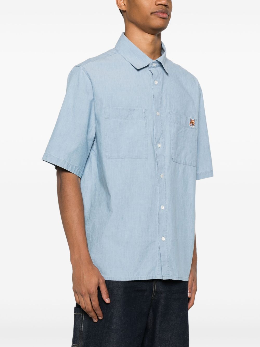 Fox head cotton shirt