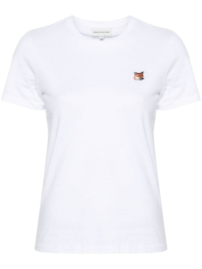 Fox head patch cotton t-shirt