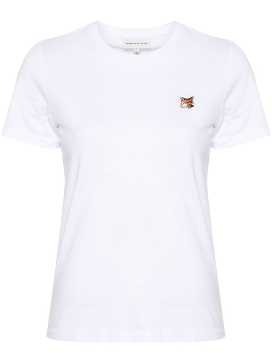 Fox head patch cotton t-shirt