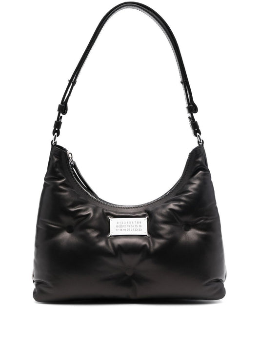 Glam slam small leather shoulder bag