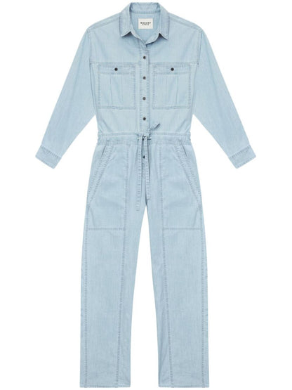 Cotton long jumpsuit