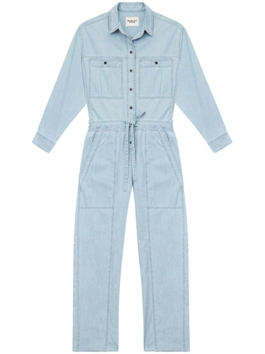 Cotton long jumpsuit