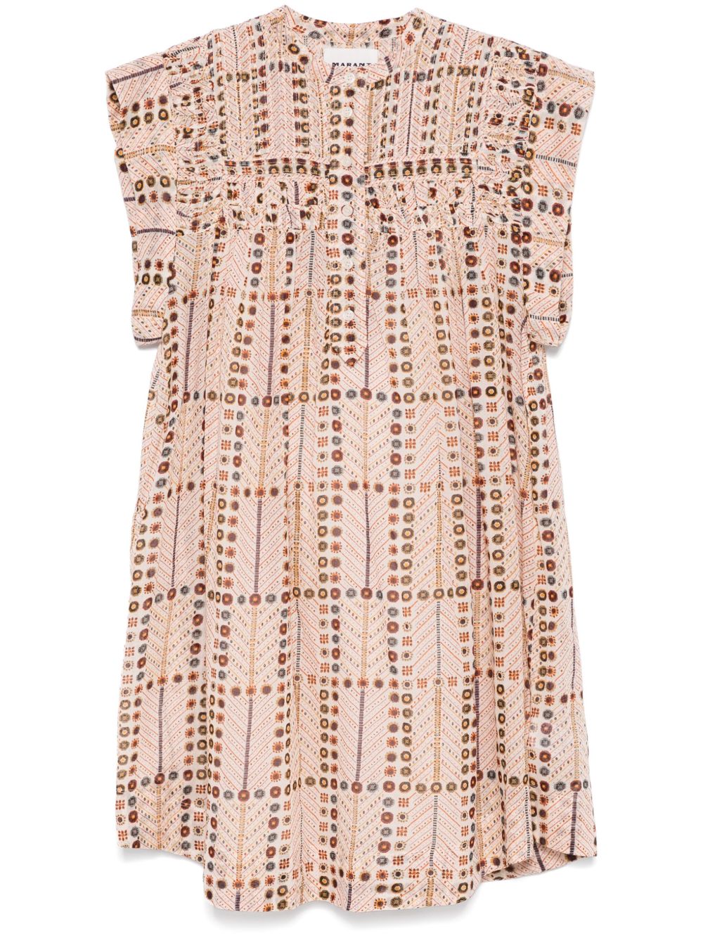 Leazali printed cotton dress