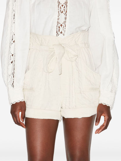 Sereni cotton blend shorts