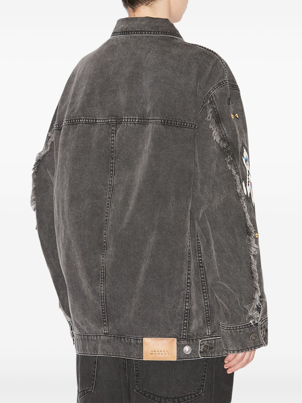 Manona embroidered denim jacket