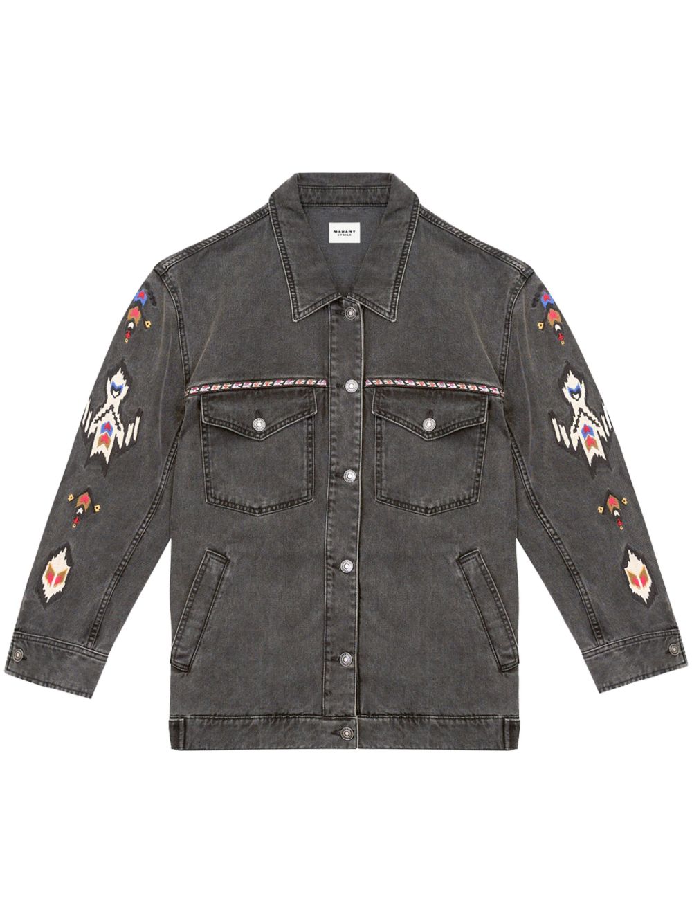 Manona embroidered denim jacket