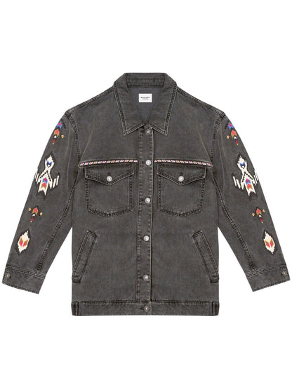 Manona embroidered denim jacket