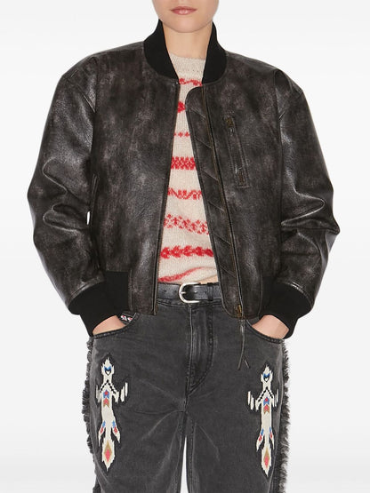 Crisley faux leather jacket
