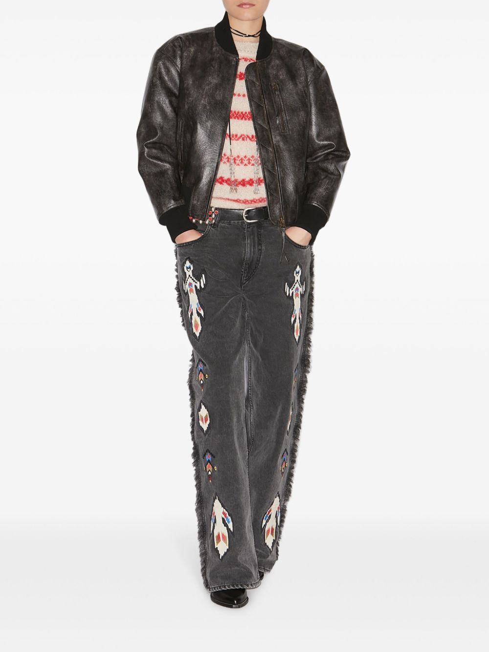 Crisley faux leather jacket