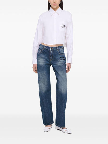 Denim cotton jeans