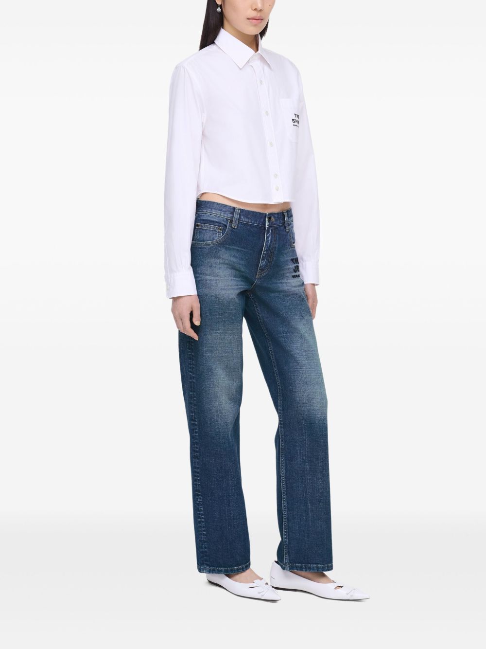 Denim cotton jeans