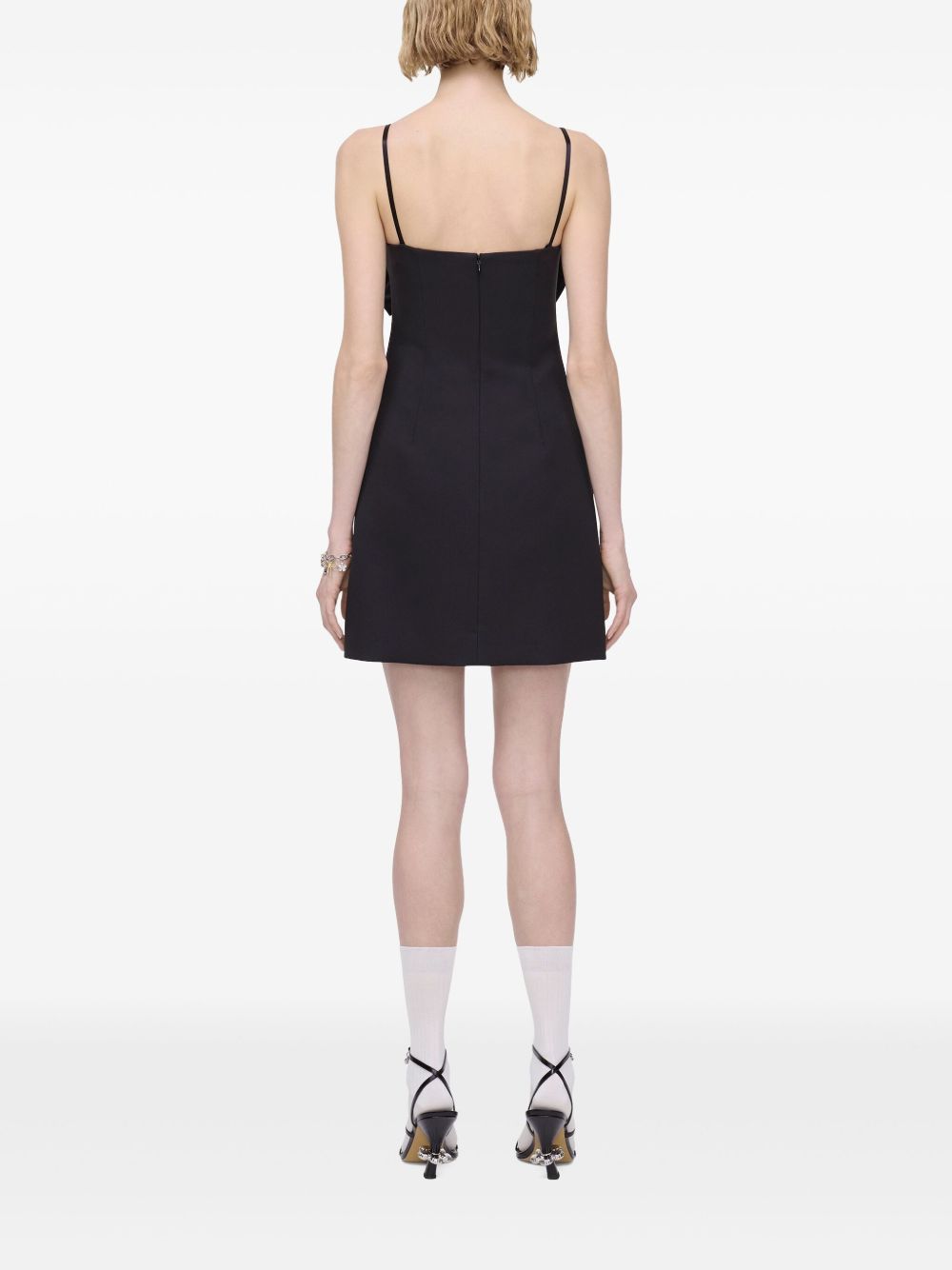 Bow detail mini dress