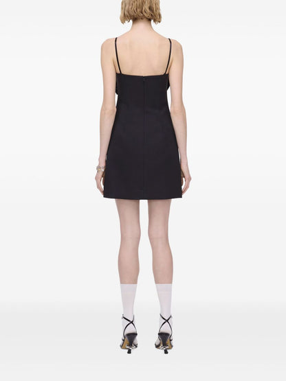 Bow detail mini dress