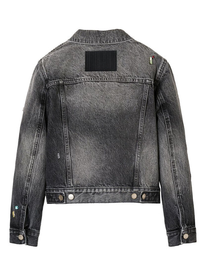 Denim trucker jacket