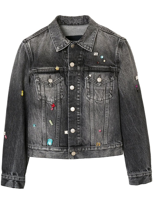 Denim trucker jacket