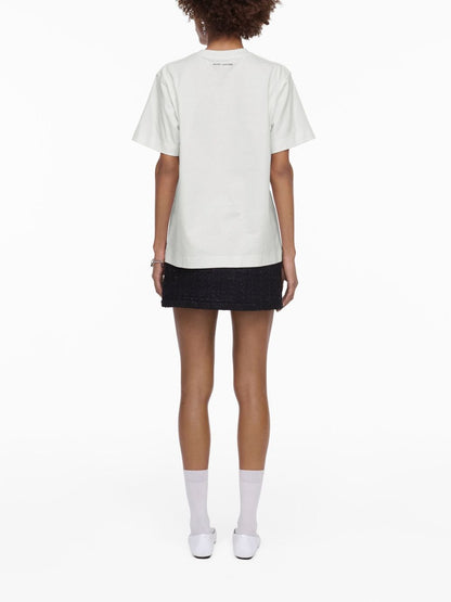 Printed cotton t-shirt