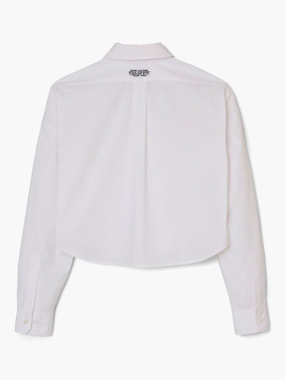 Cotton cropped shirt