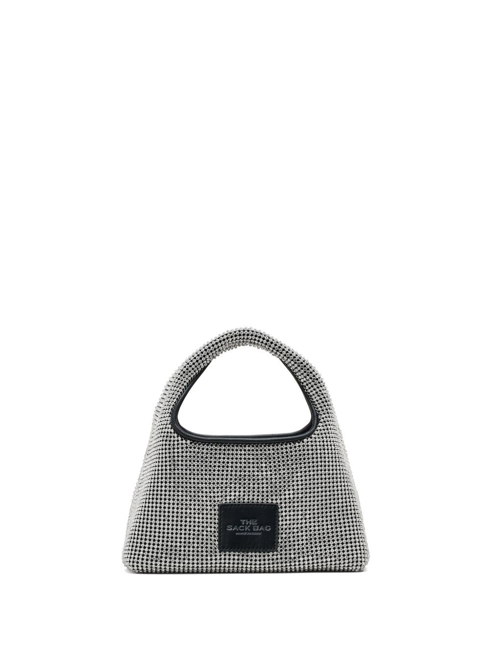 The sack crystal embellished mini hobo bag