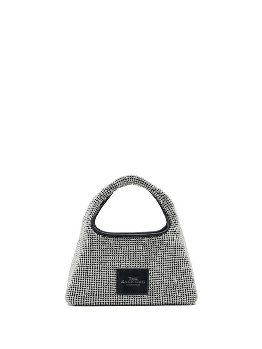 The sack crystal embellished mini hobo bag