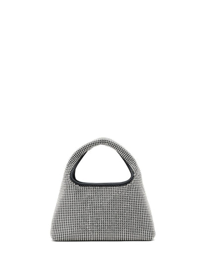 The sack crystal embellished mini hobo bag