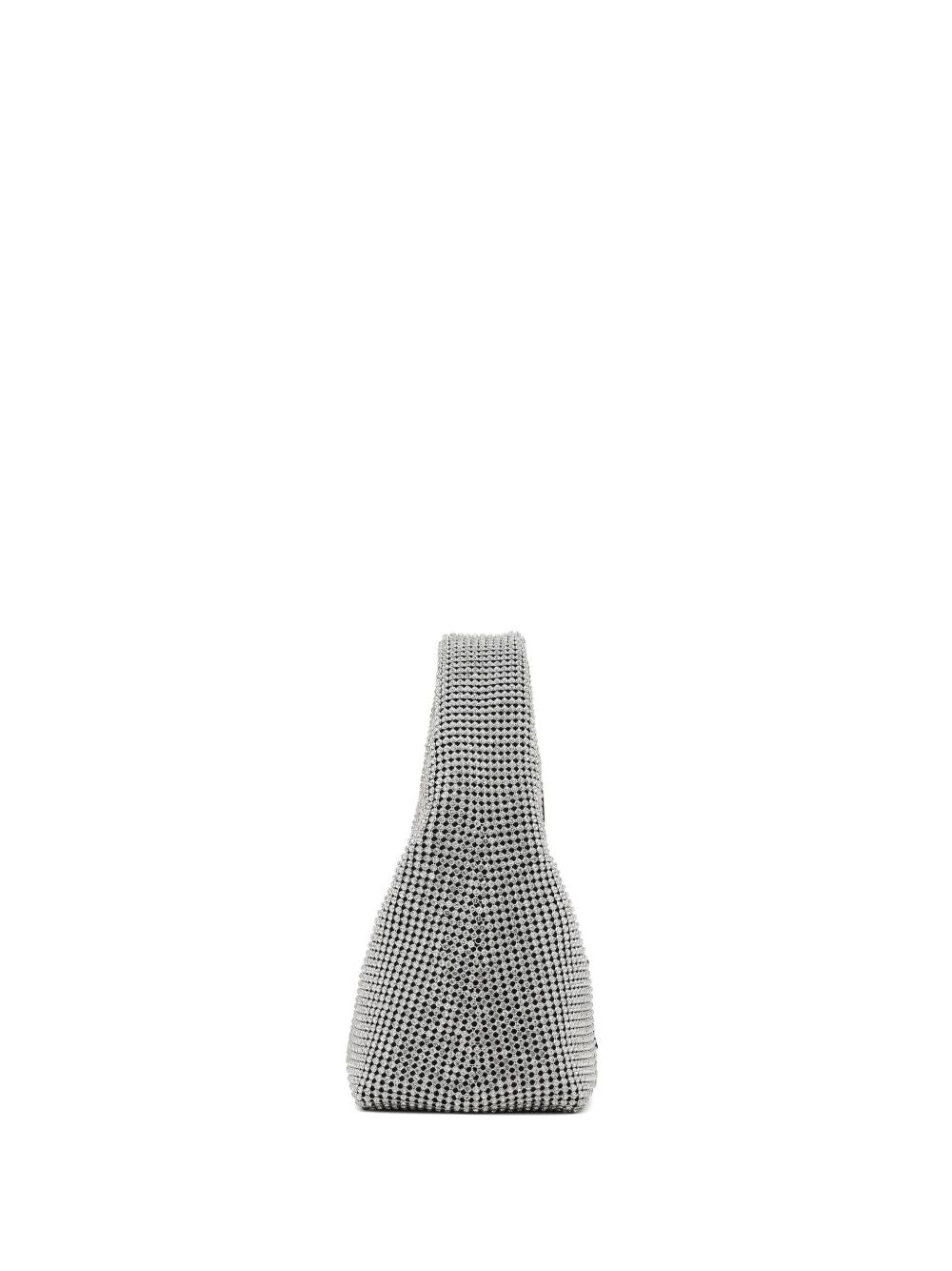 The sack crystal embellished mini hobo bag