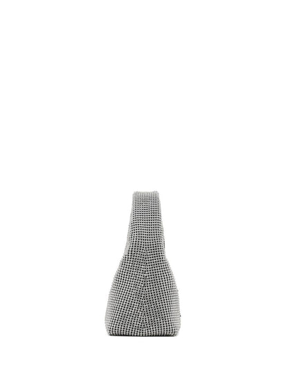 The sack crystal embellished mini hobo bag