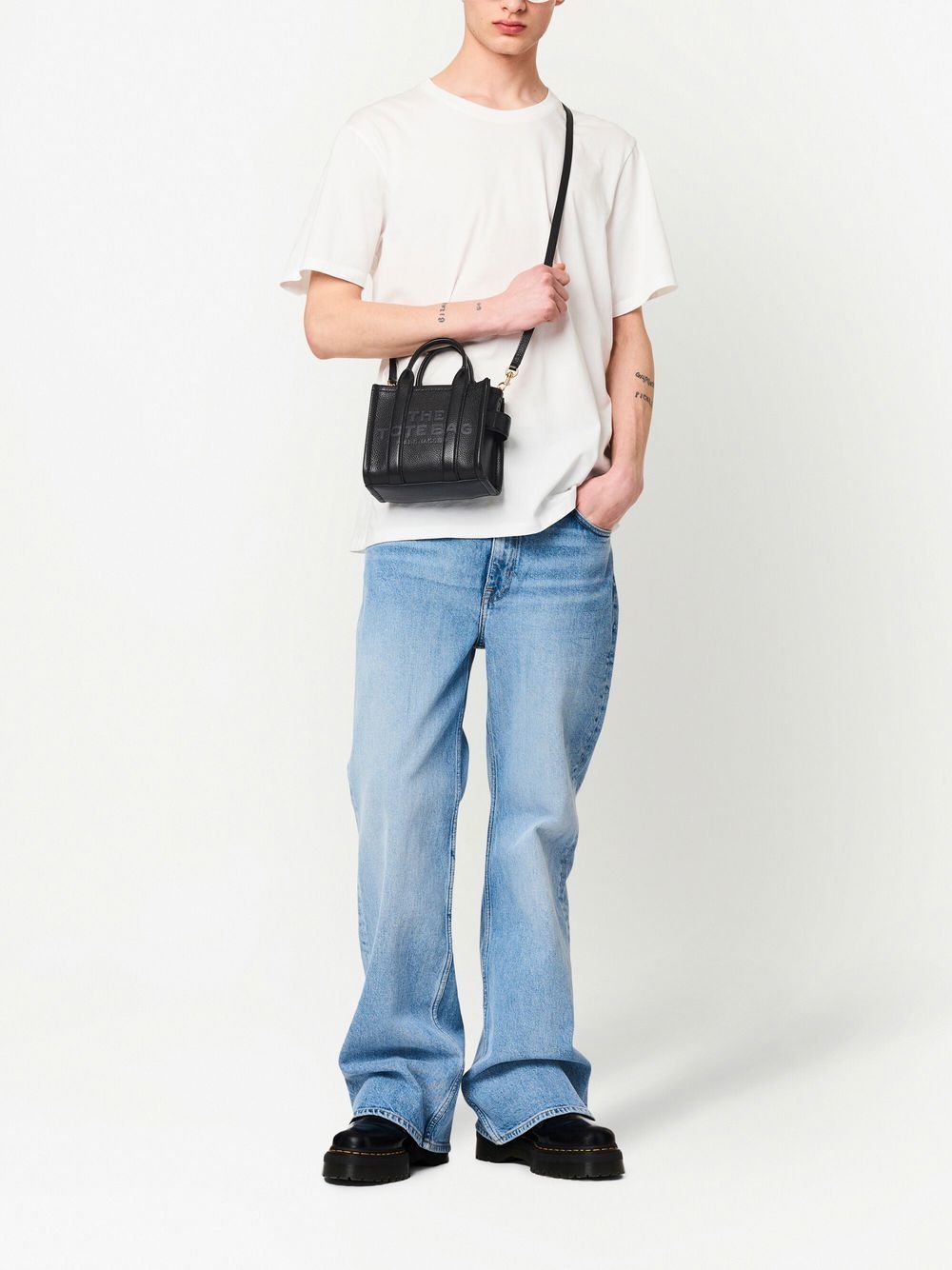 The crossbody tote leather tote