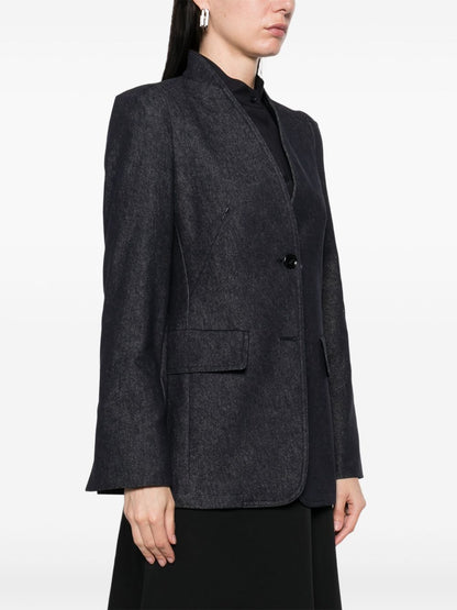 Cotton single-breasted jacket