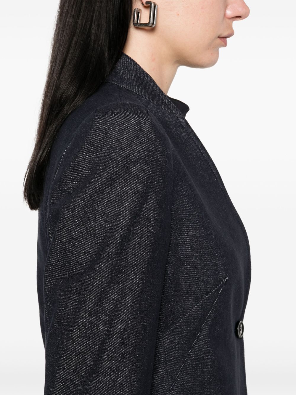 Cotton single-breasted jacket