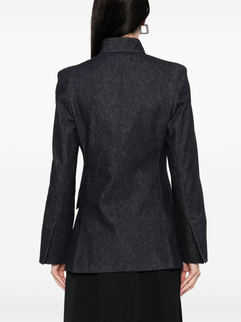 Cotton single-breasted jacket