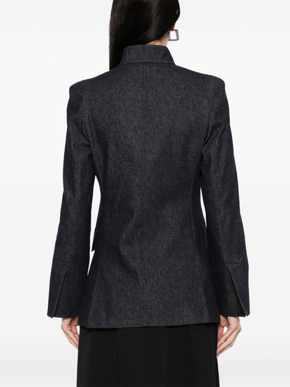 Cotton single-breasted jacket