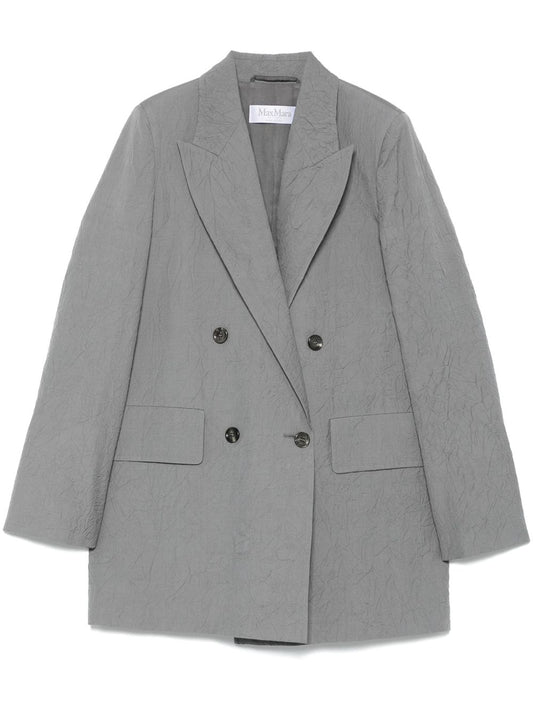 Wool double-breasted jacket