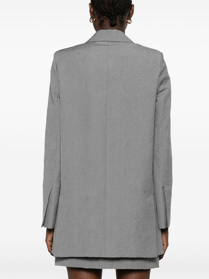 Wool double-breasted jacket