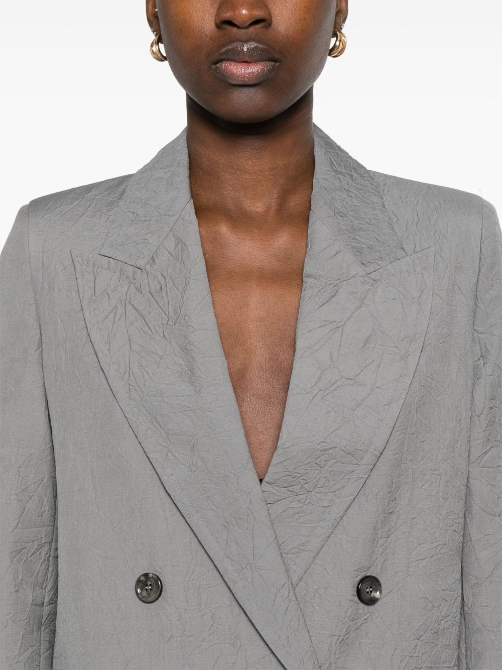 Wool double-breasted jacket