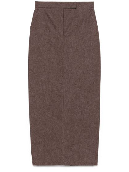 Cotton long skirt