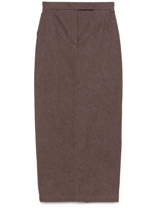 Cotton long skirt