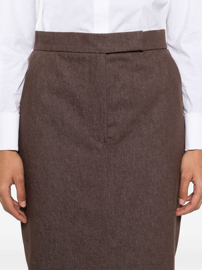 Cotton long skirt