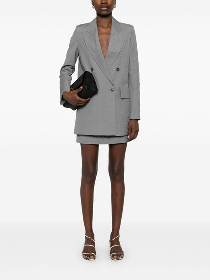 Wool mini skirt