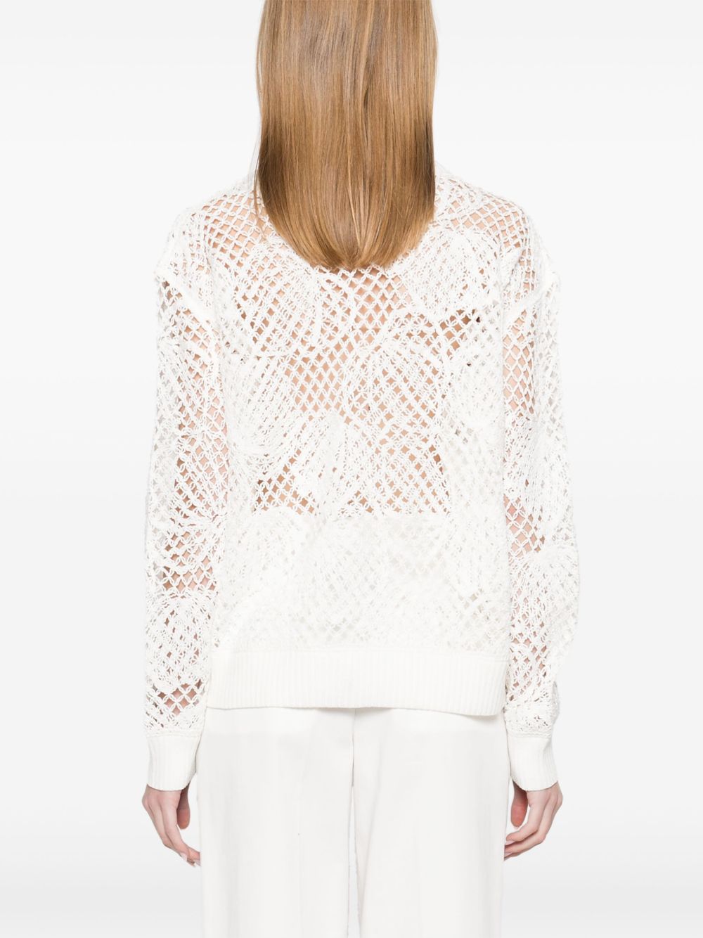 Embroidered cotton top