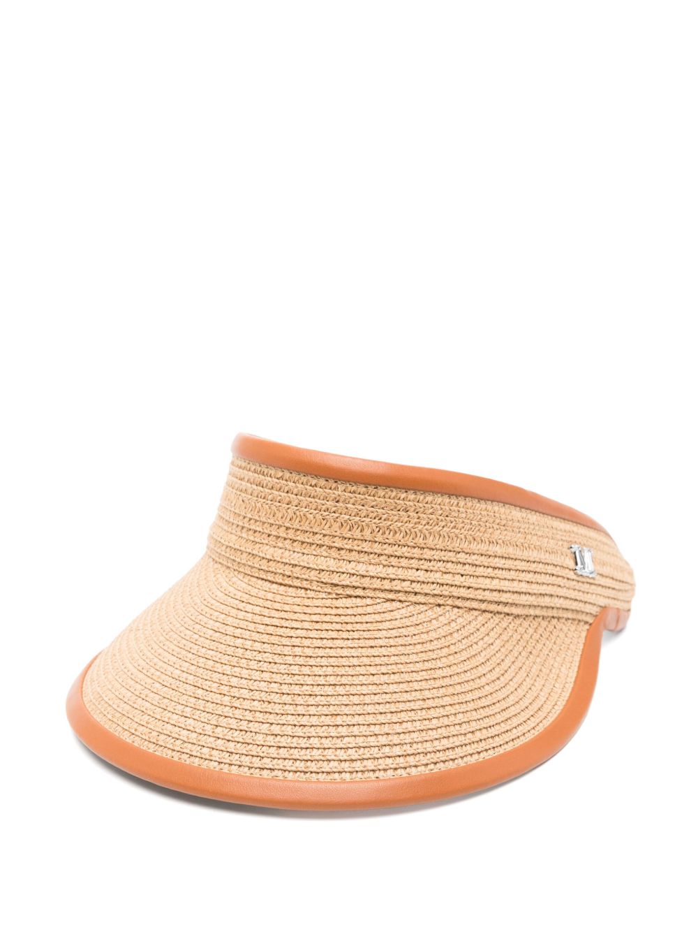 Straw visor hat
