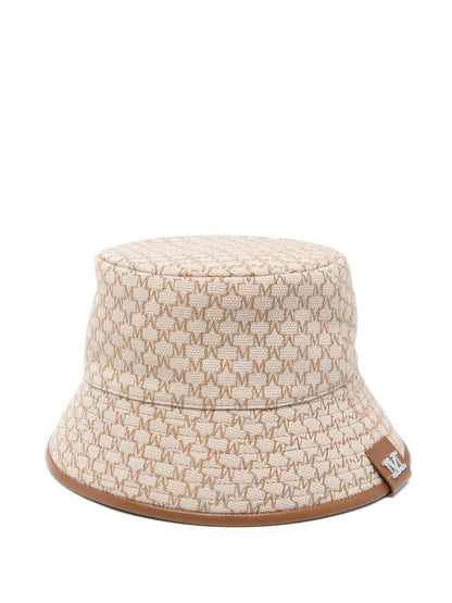 Allover logo bucket bag