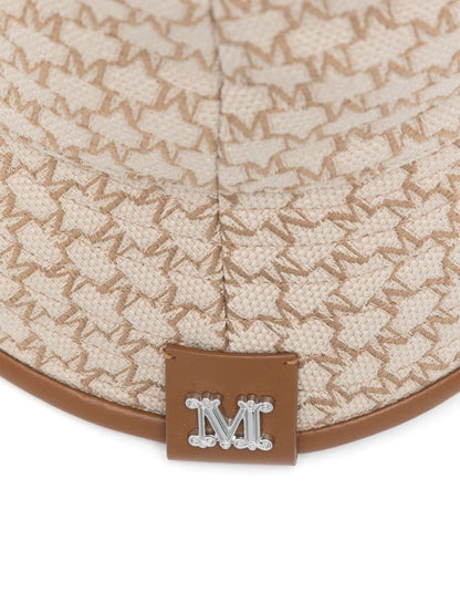 Allover logo bucket bag