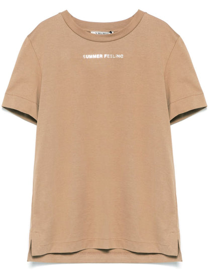 Summer feeling cotton t-shirt