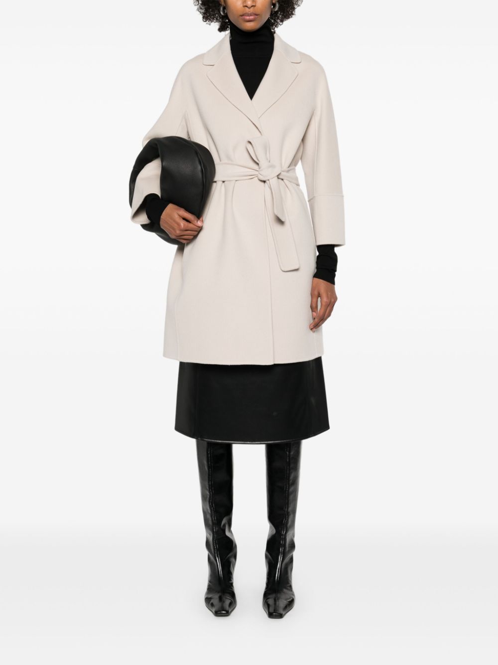 Wool midi coat