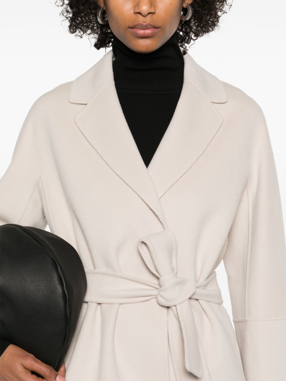 Wool midi coat