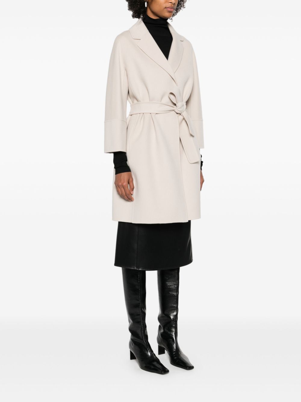 Wool midi coat