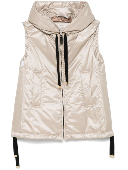 Hooded down vest