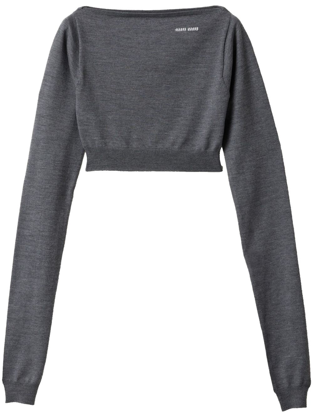 Wool boat-neck sweater