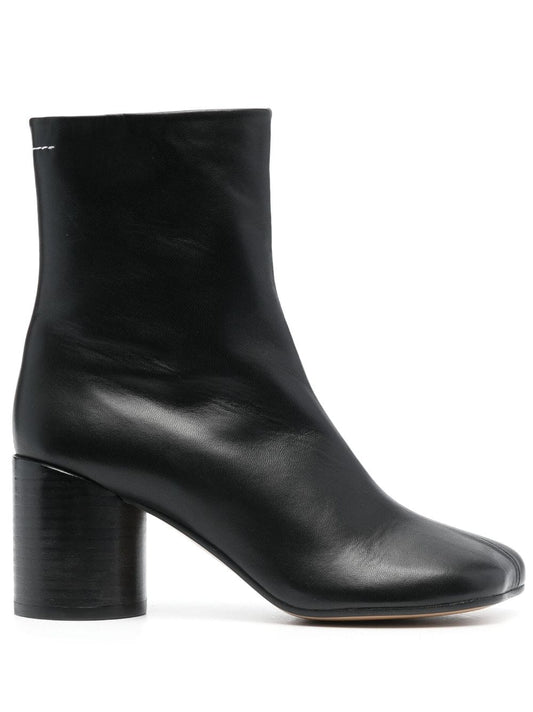 Leather ankle boots